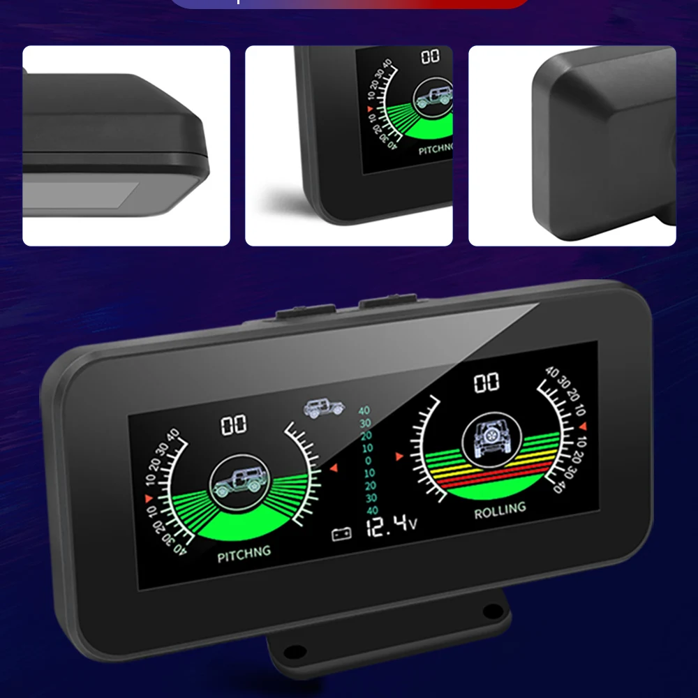 M60 Digitaler Geschwindigkeits- und Neigungsmesser Inclinometer M50 mit GPS-Tachometer und Kompass für Offroad-Zubehör 4x4 Bordcomputer – Detail 34