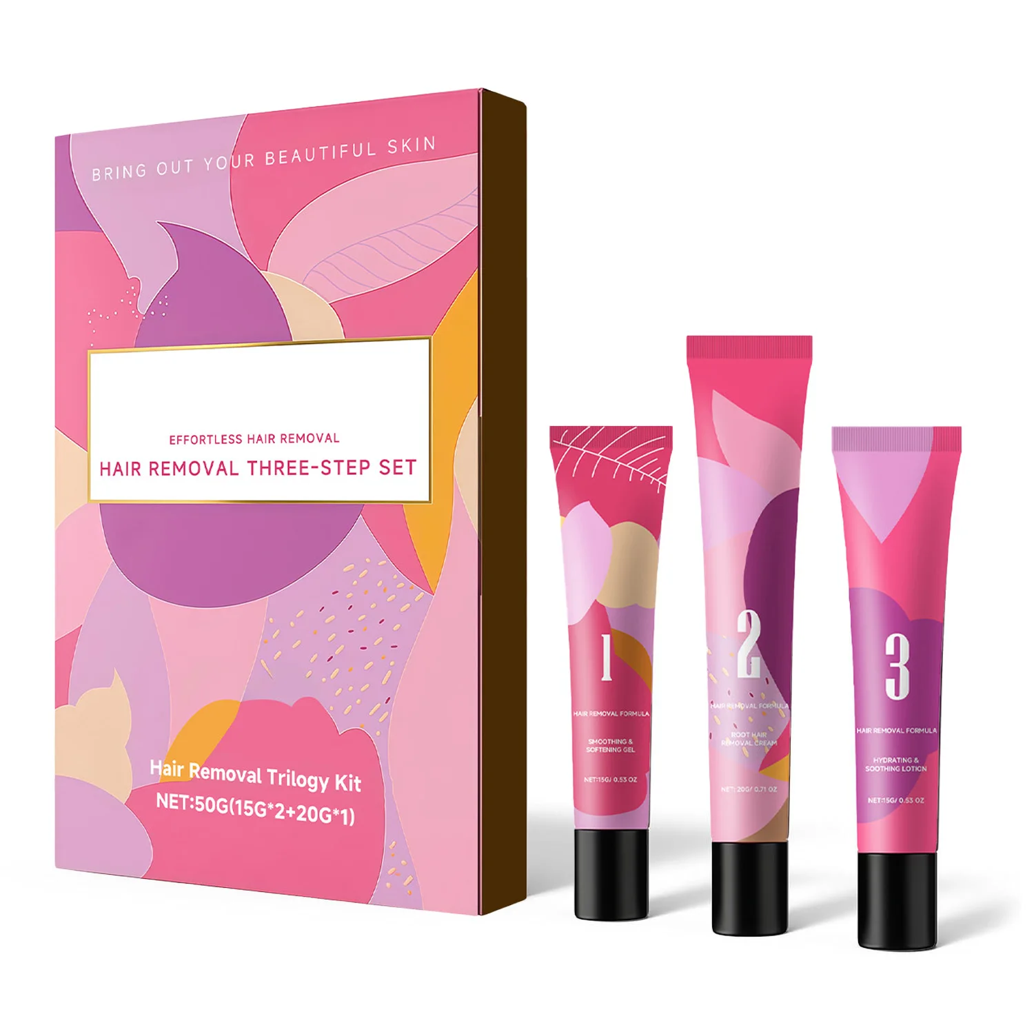 Kit de Crema Depilatoria Facial para Mujeres, para Vello Grueso, Fino y Rebelde en Mentón, Labio Superior y Patillas, Crema Depilatoria Suave