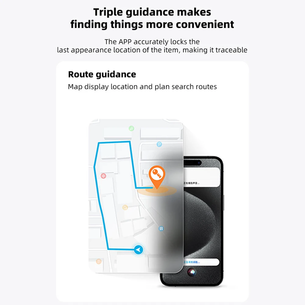 

Wireless Charging Wallet Tracker Card Works for Apple Find My Item Card Finder Ultra Thin Tracker for Effortless Wallet Tracking