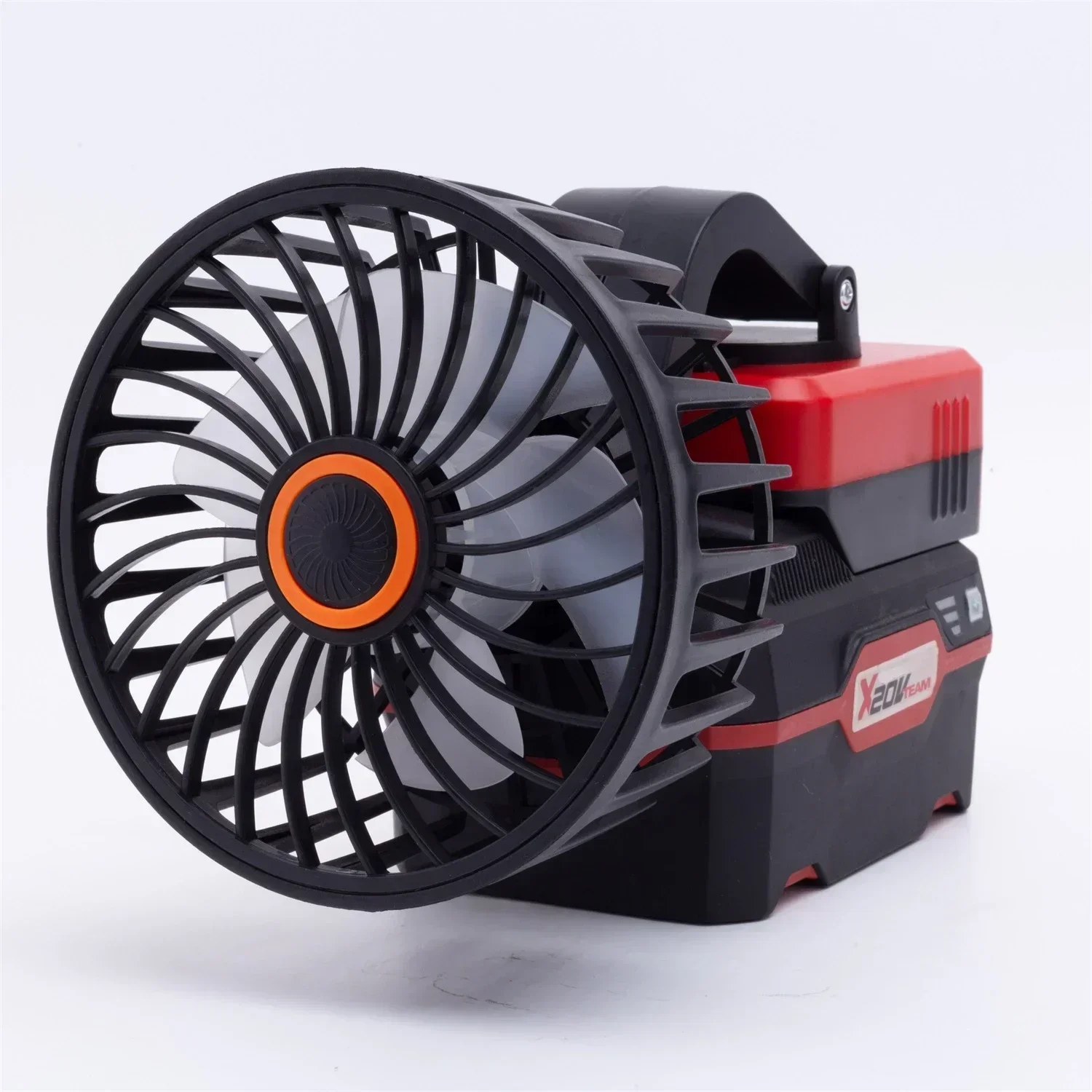 Portable Cordless Tool Fan for Parkside X20V Lithium-ion Battery Adapter Workshop Site/camping Travel Fan（NO Battery）