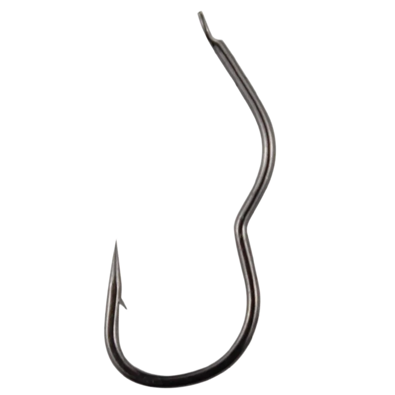 

300pcs Carbon Steel Automatic Flip Hooks Three Curved Barbed Crank Anti Spit Hooks Carp Crucian Wild Freshwater Fishing Hooks