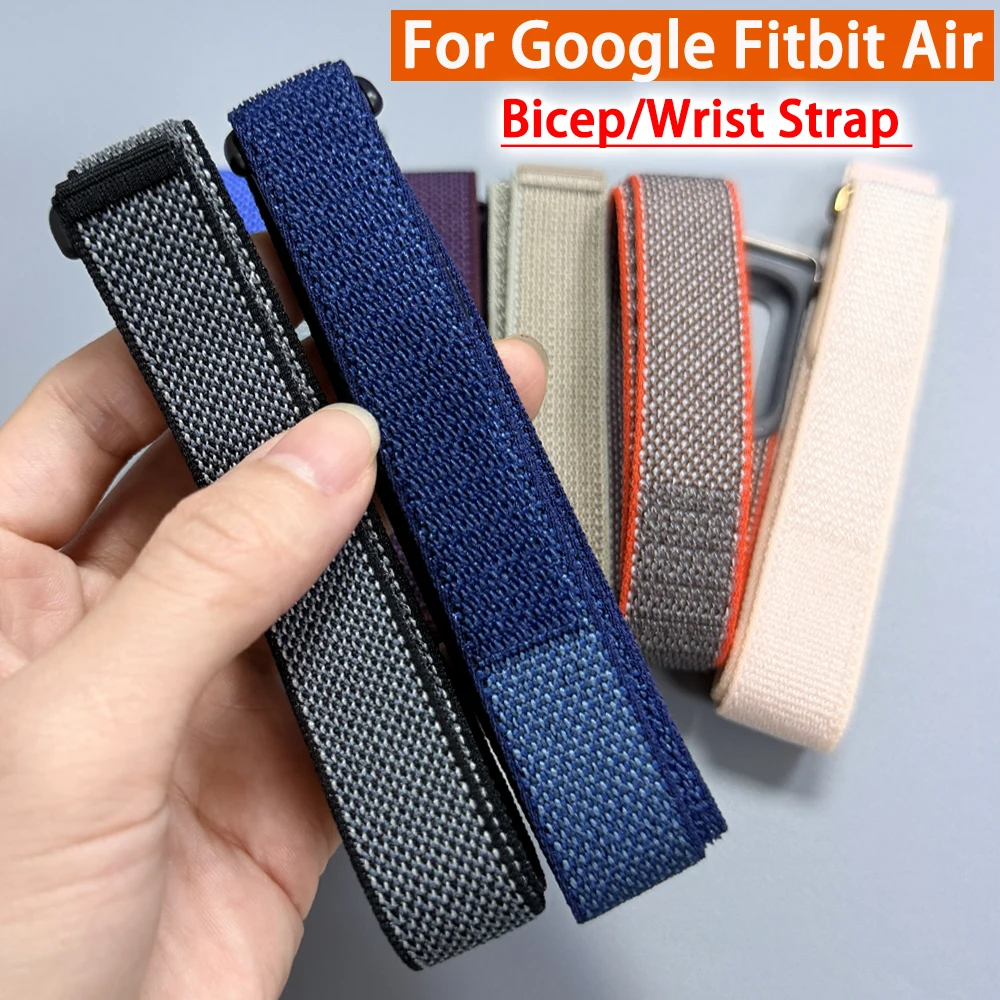 Bicep/Wrist Strap For Google Fitbit Air Ultra-Slim Feather-Light Breathable Nylon Bracelet For Fitbit Air Replacement Wrist Band