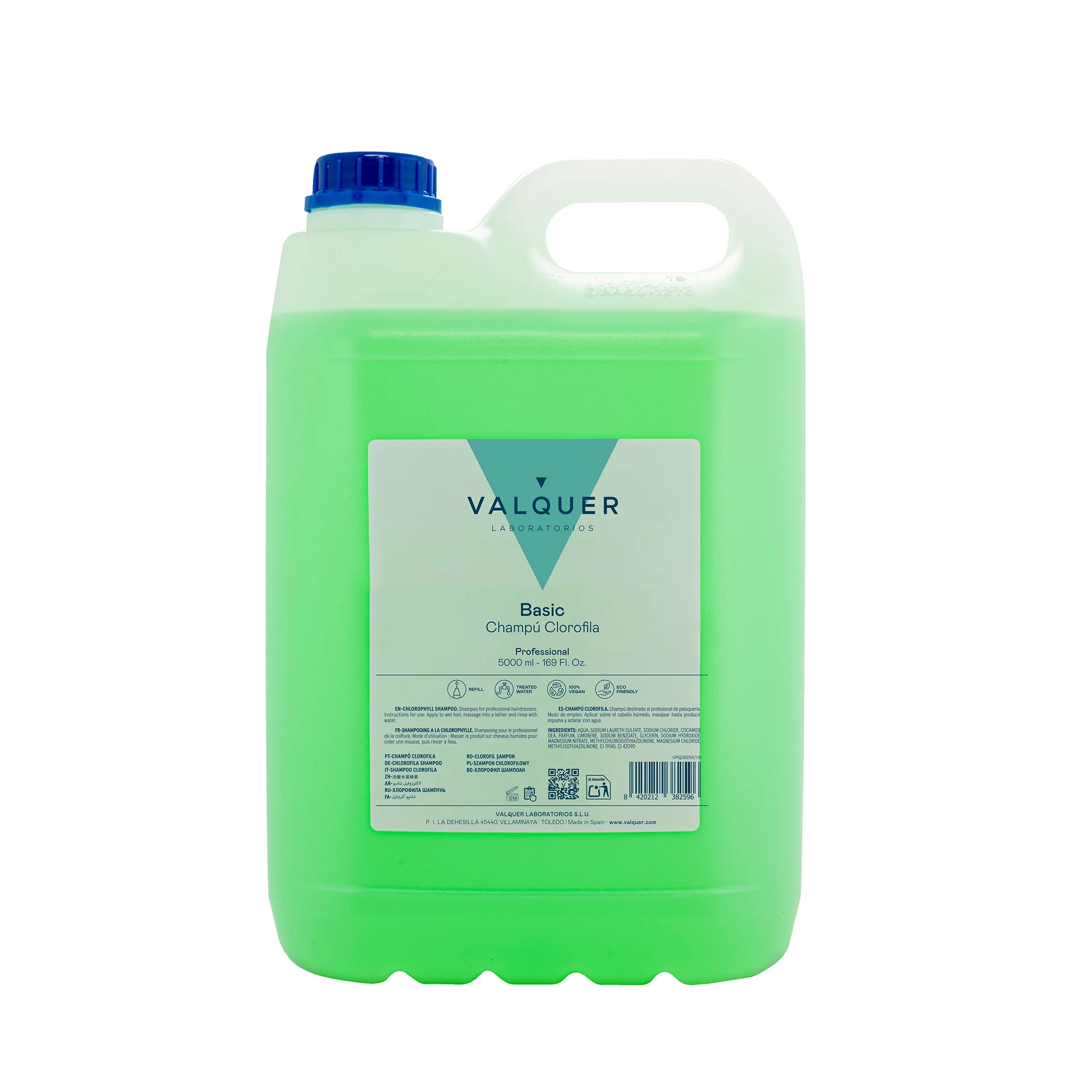 Valquer Laboratorios Champú Clorofila 5000 Ml - Cuidado Capilar de Alta Calidad
