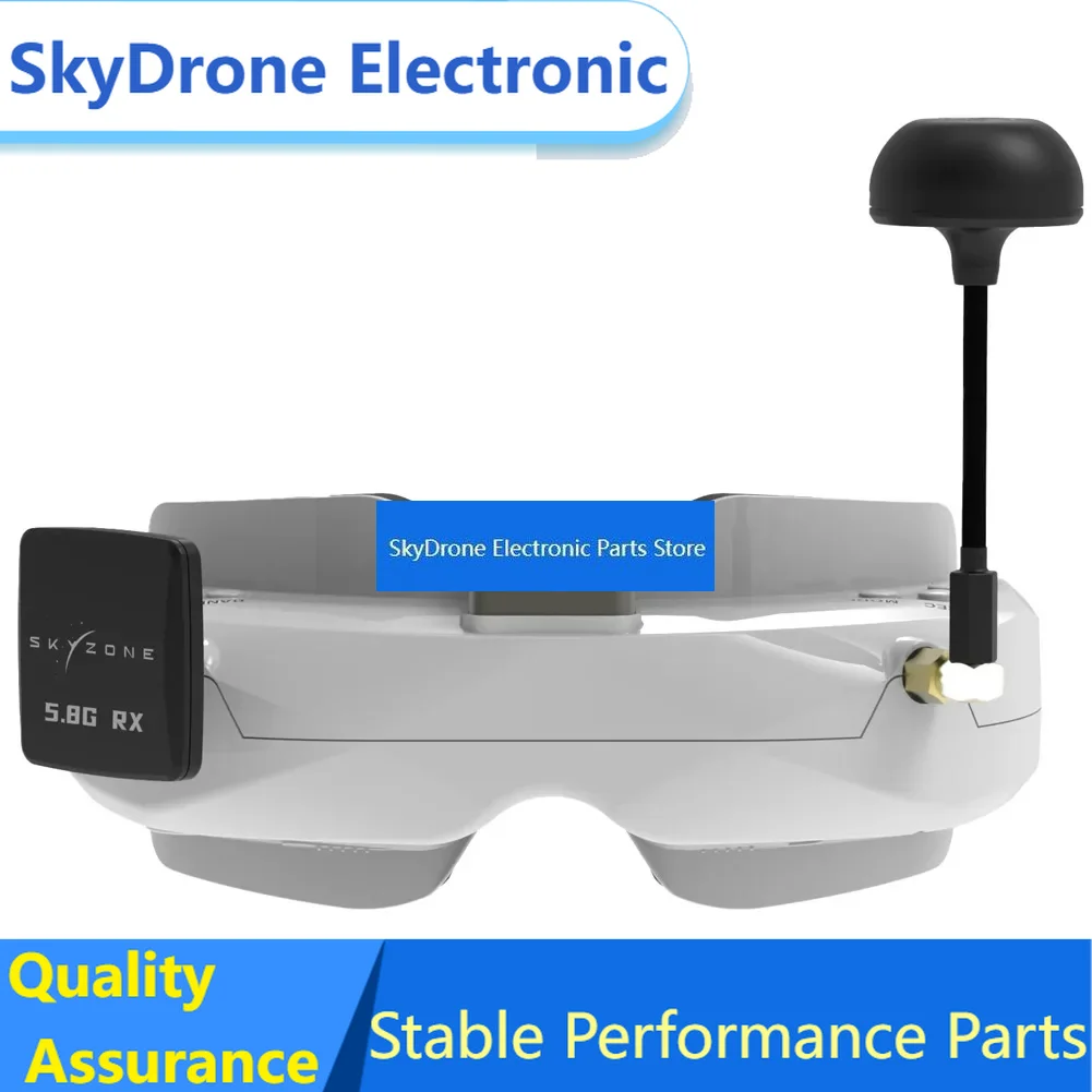 SkyDElSKYZONE SKY02O SKY 02O FPV Goggles 640*400 High OLED 59〜69mm IPD 5.8G SteadyView Diversity RX HeadTracker DVR HDMI AVIN/OU