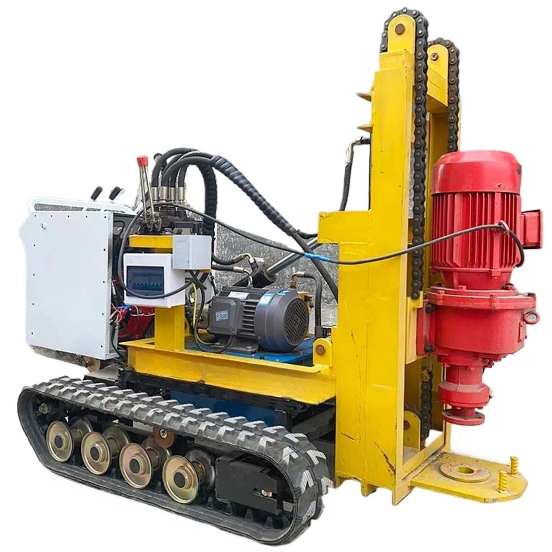 Petite plate-forme de forage sur chenilles/plate-forme de forage de support de pente de transport plate-forme de forage eau-gaz