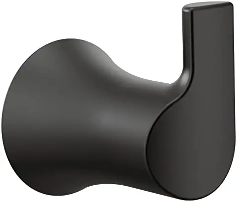

Moen Doux Matte Black Single Robe Hook YB0203BL