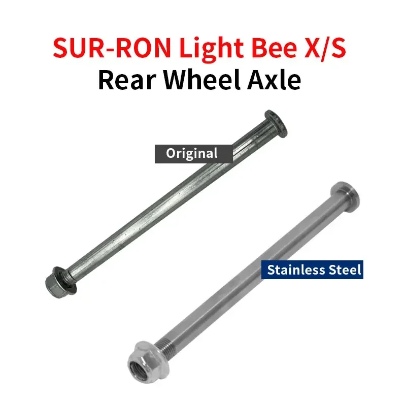 For SURRON Upgraded Stainless Steel Rear Axle Light Bee X Off-Road Motorcycles Dirtbike SUR-RON Original Bike Acessories