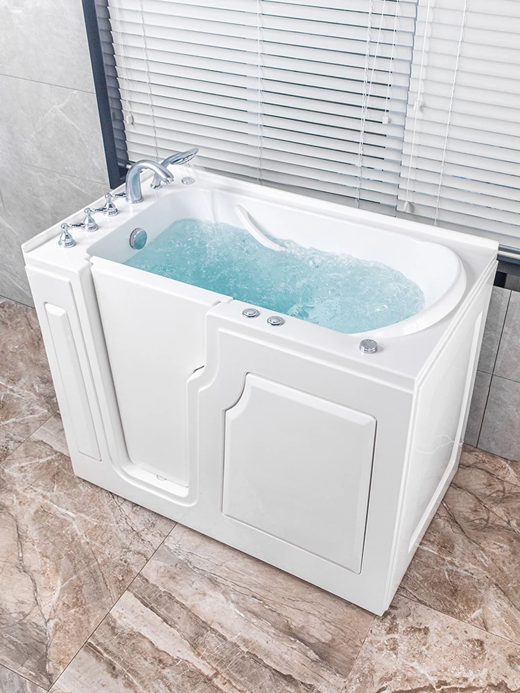 Air bubble & whirlpool massage bathtub with seat walk in tub walkin tub walk in bathtub