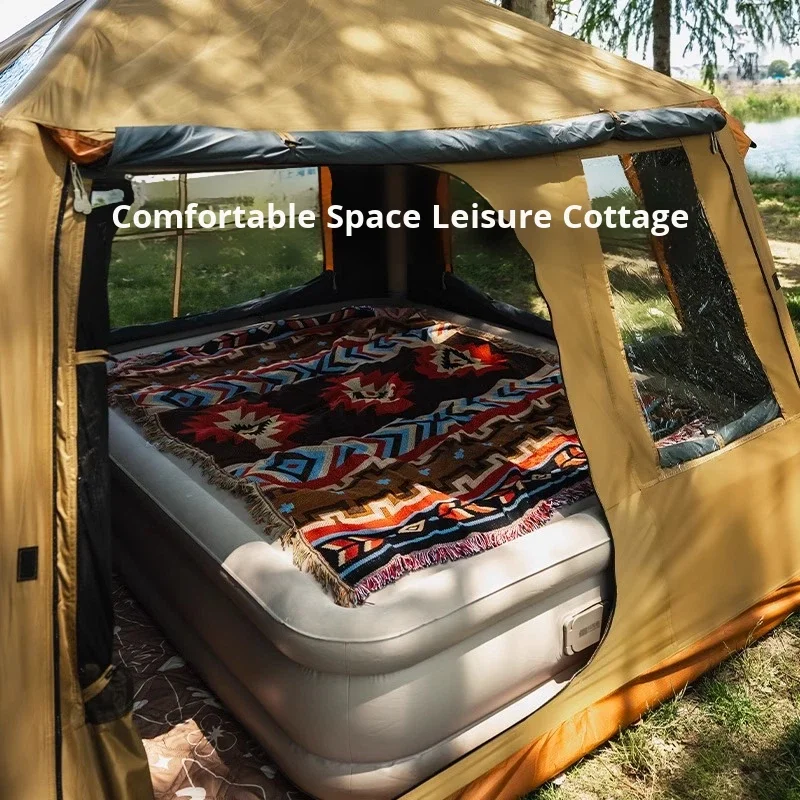 Explorer Leisure Cabin Automatic Inflatable Four-season Tent Outdoor Camping Overnight Equipment Full Set Anti-Storm Oxford