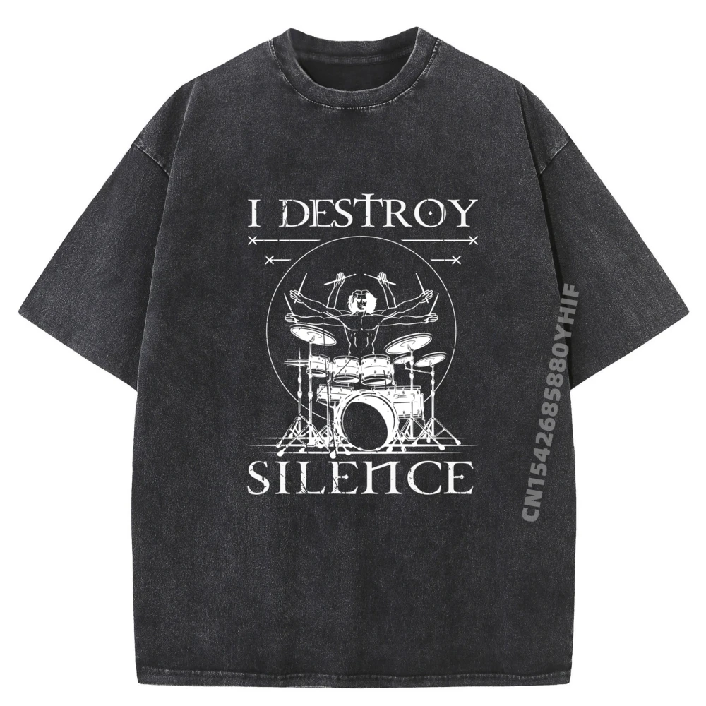 

Витрувианский человек, я разрушивал, тишина, барабанщик, футболка с графическим рисунком, мужская футболка, футболки с принтом в стиле Харадзюку, мужская мягкая стираная одежда