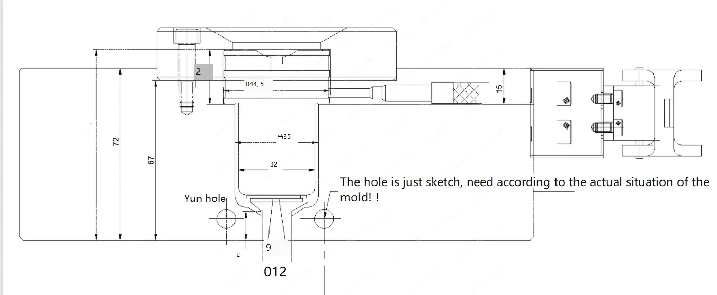 Single Point Large Complete Runner  Mold  Single Point Hot Runner