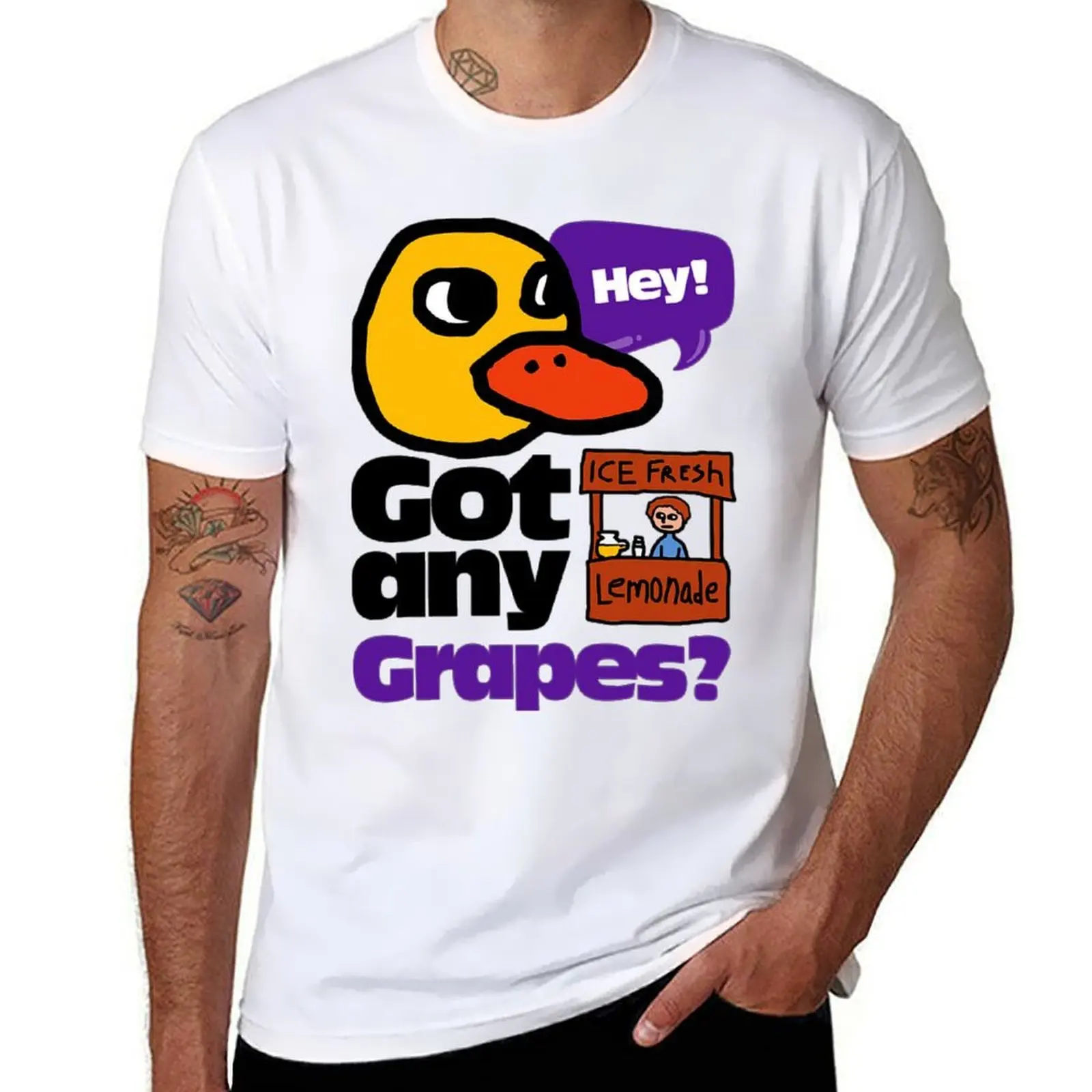 

Hey! Got any Grapes T-Shirt t shirt men 100% cotton luxury brand cotton t shirts man 100% T-Shirt