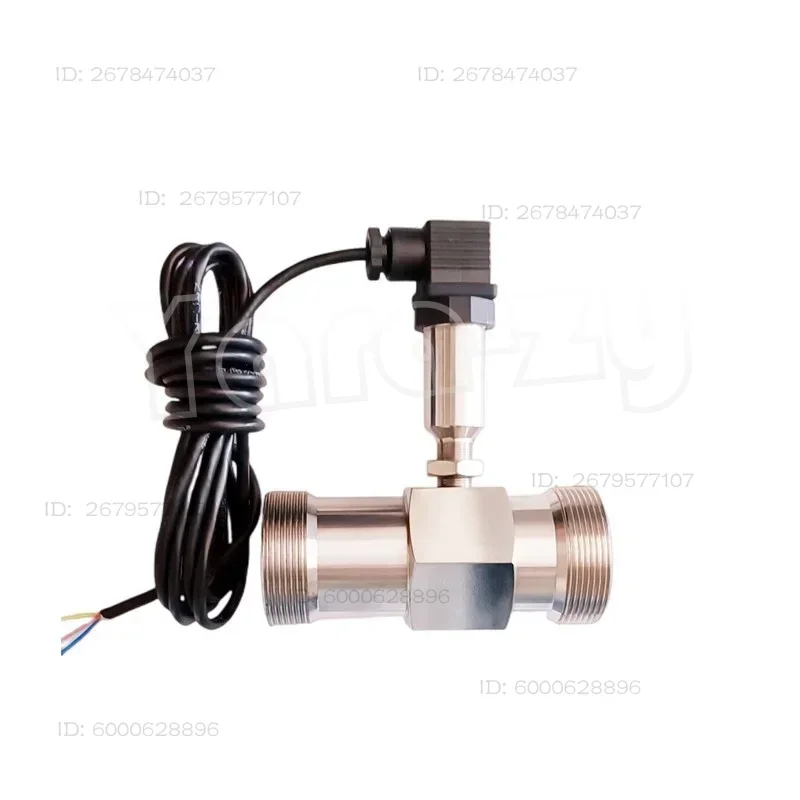 Liquid Turbine Flowmeter Sensor LWGY Transmitter 4-20mA Pulse RS485 Water Steam Oil