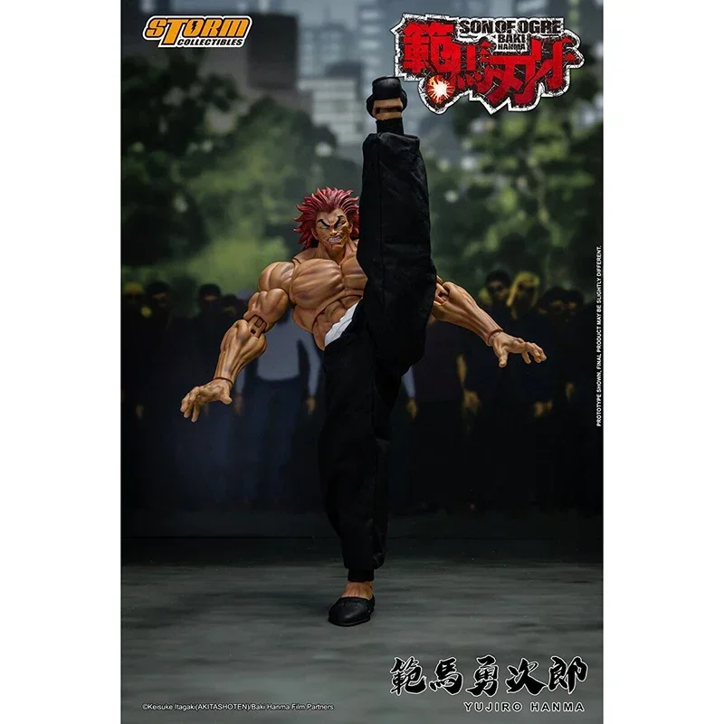 

Original Storm Toys Collectibles Baki Hanma Son Of Ogre Yujiro Hanma Special Battle damaged In Stock Anime Action Figures Model
