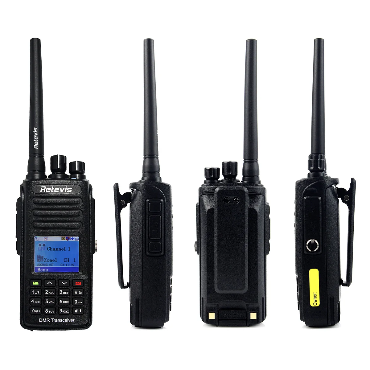 Retevis RT8 IP67 Waterproof DMR Walkie Talkie Digital Radio Ham Amateur Radio CTCSS/DCS VHF136-174Mhz 1000CH With Free Earpiece