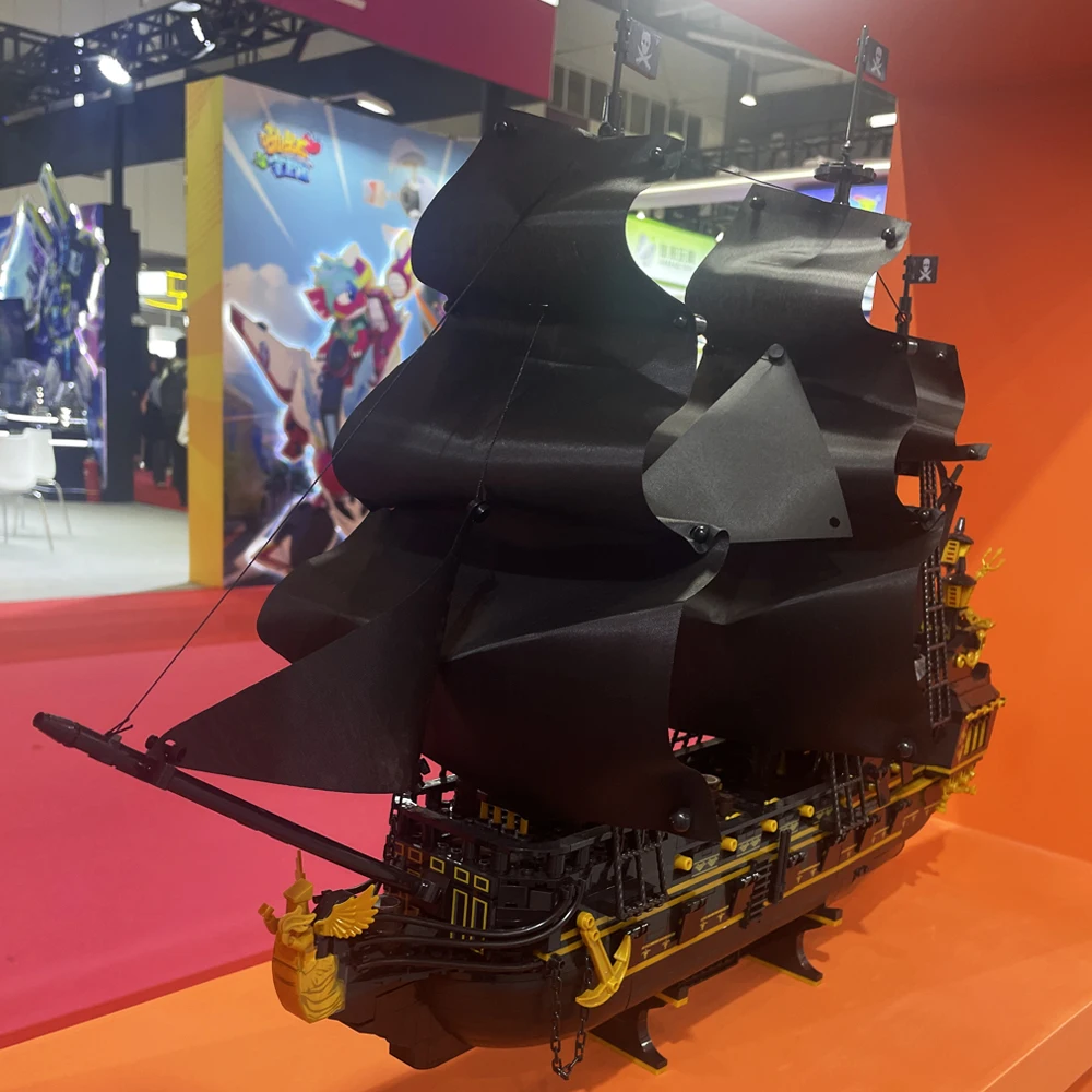 

Серия идей, черный жемчуг, модель пиратского корабля, строительные блоки, средневековый скелет, приключенческая лодка, кирпичи, игрушки для детей, подарки на день рождения