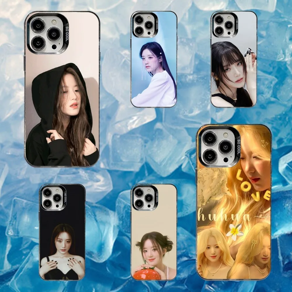 

Singer Y-Ye Shuhua Phone Case For iPhone 16,15,14,13,12,11,Mini,Pro,SE,MAX White Matte Shockproof Cover