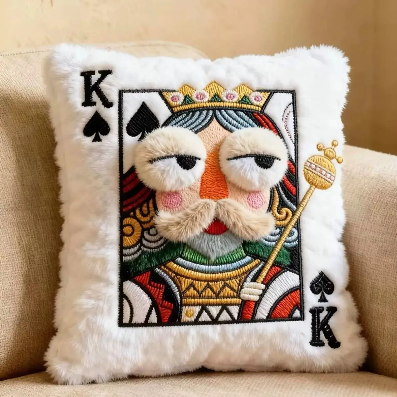 creative-poker-card-plu-pillow-living-room-sofa-decor-soft-toy-girls-birthday-gift-velvet-material-doll-like-fabric-toy