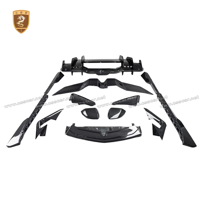 OEM Style New Revuelto Car Winglet Splitters Lip Side Skirt For Lamborghini Aventador Rearview Mirror Cover Tail Wing Diffuser