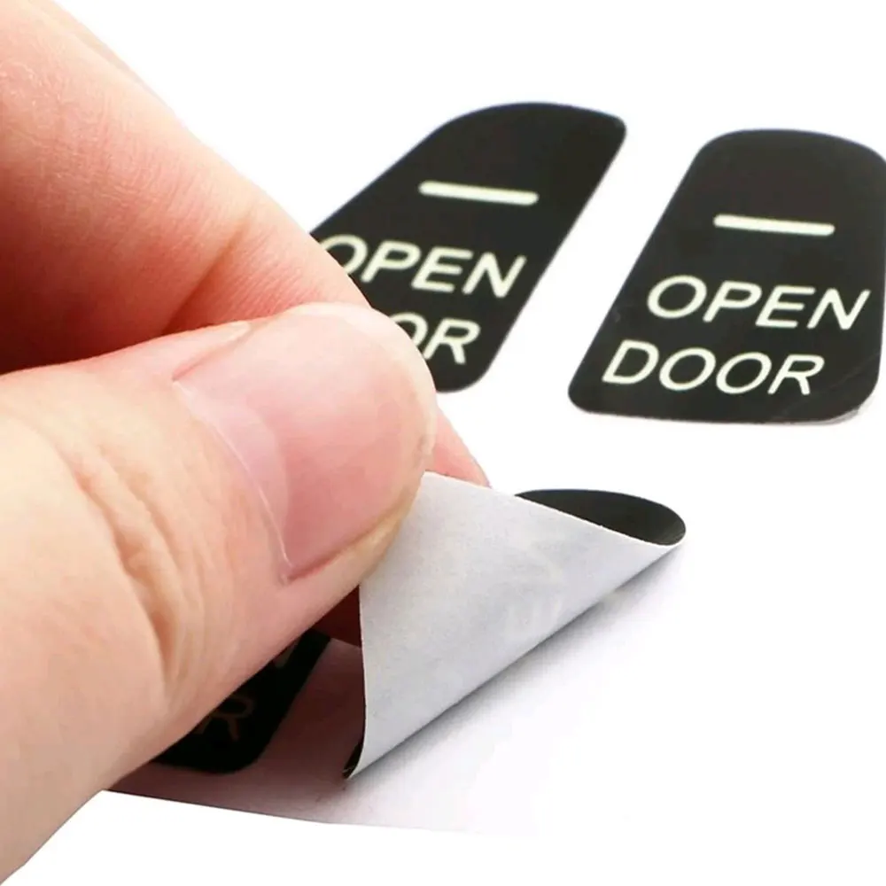 8 Uds. Pegatina de recordatorio de botón de puerta Interior de coche interruptor de elevación de ventana de coche pegatina luminosa accesorios de coche para Tesla modelo 3 Y