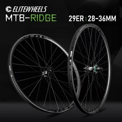 ELITEWHEELS RIDGE 29er MTB Carbon Wheelset   Ratchet System 8 Pawls 80T/320POE  boost Hub Pillar 1423 Spoke