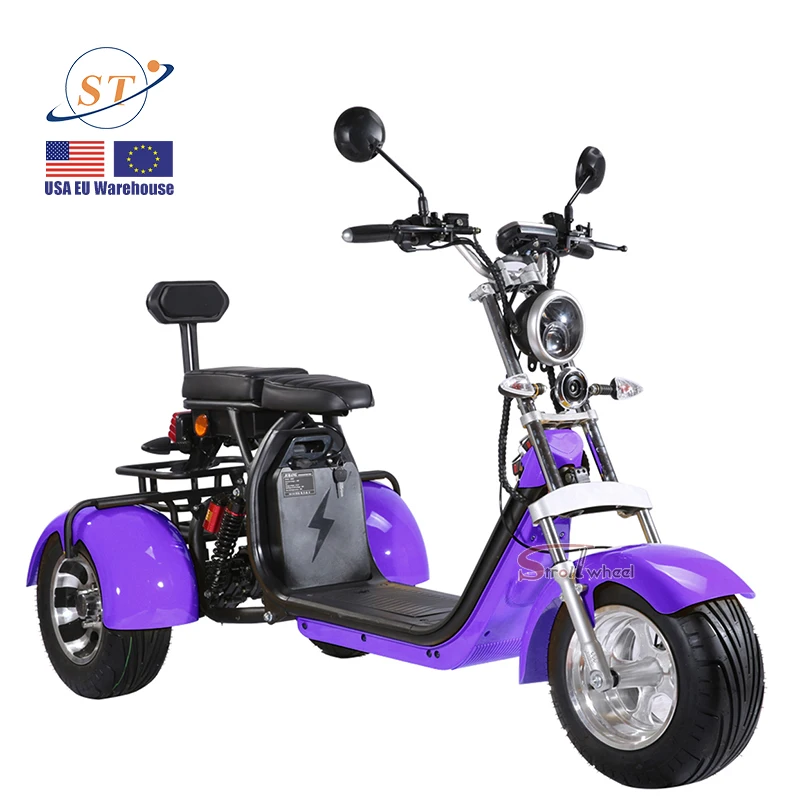 electric motorcycles for adults eu warehouse citycoco 2000w 60v 40ah battery electric scooters 3 wheel adult