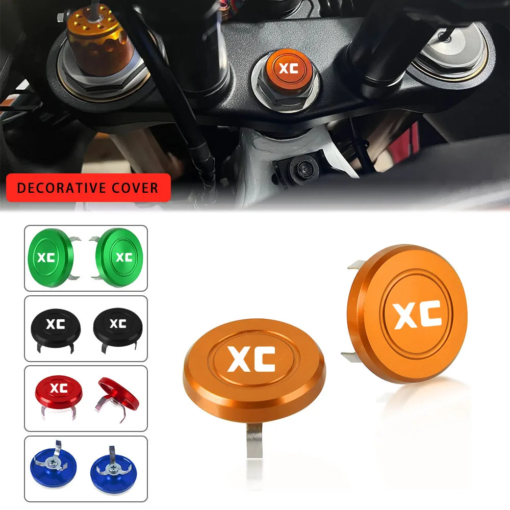 

For 65XC 85XC 105XC 150XC 200XC 250XC 300XC 450/525 XC Motorcycle Accessories CNC Handlebar Decorative Screw Cover Cap Hole Plug