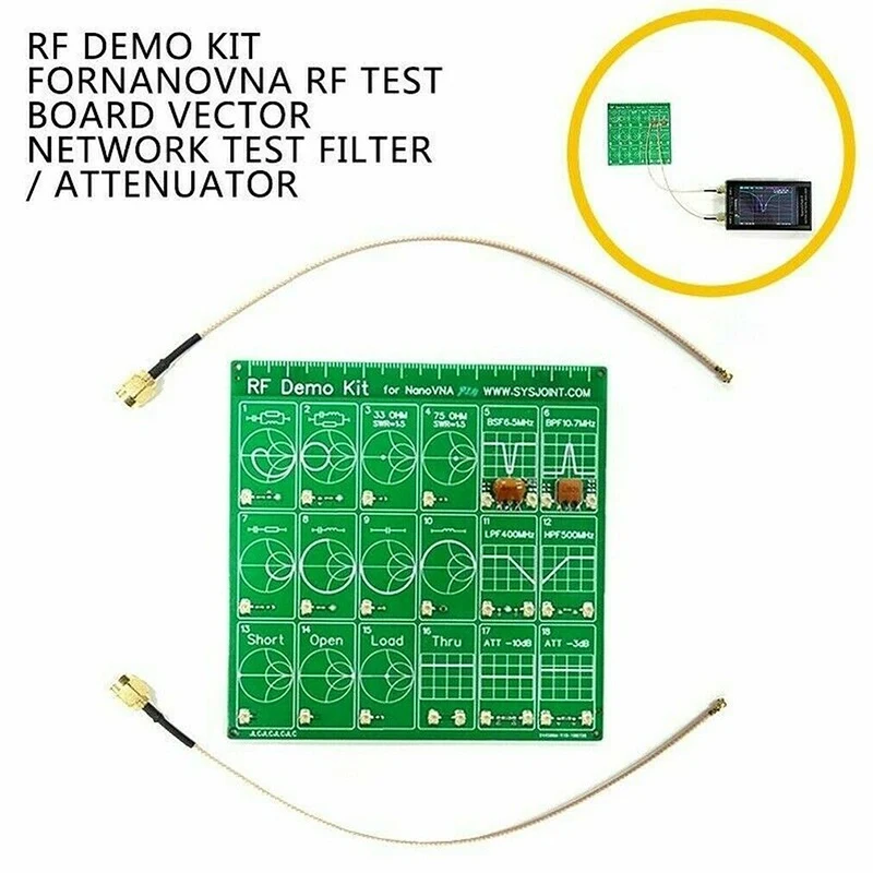 Zestaw demonstracyjny RF do testów wektorowych NanoVNA RF filtr/tłumik