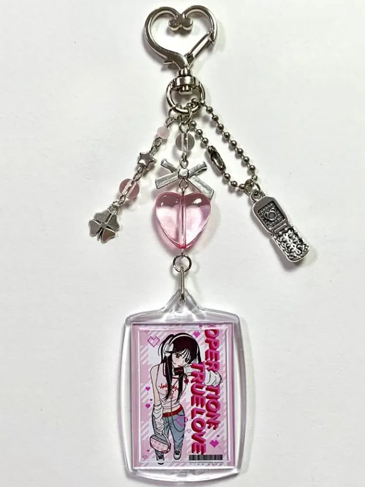 Operation True Love inspired keychain handmade jewelry phone charm