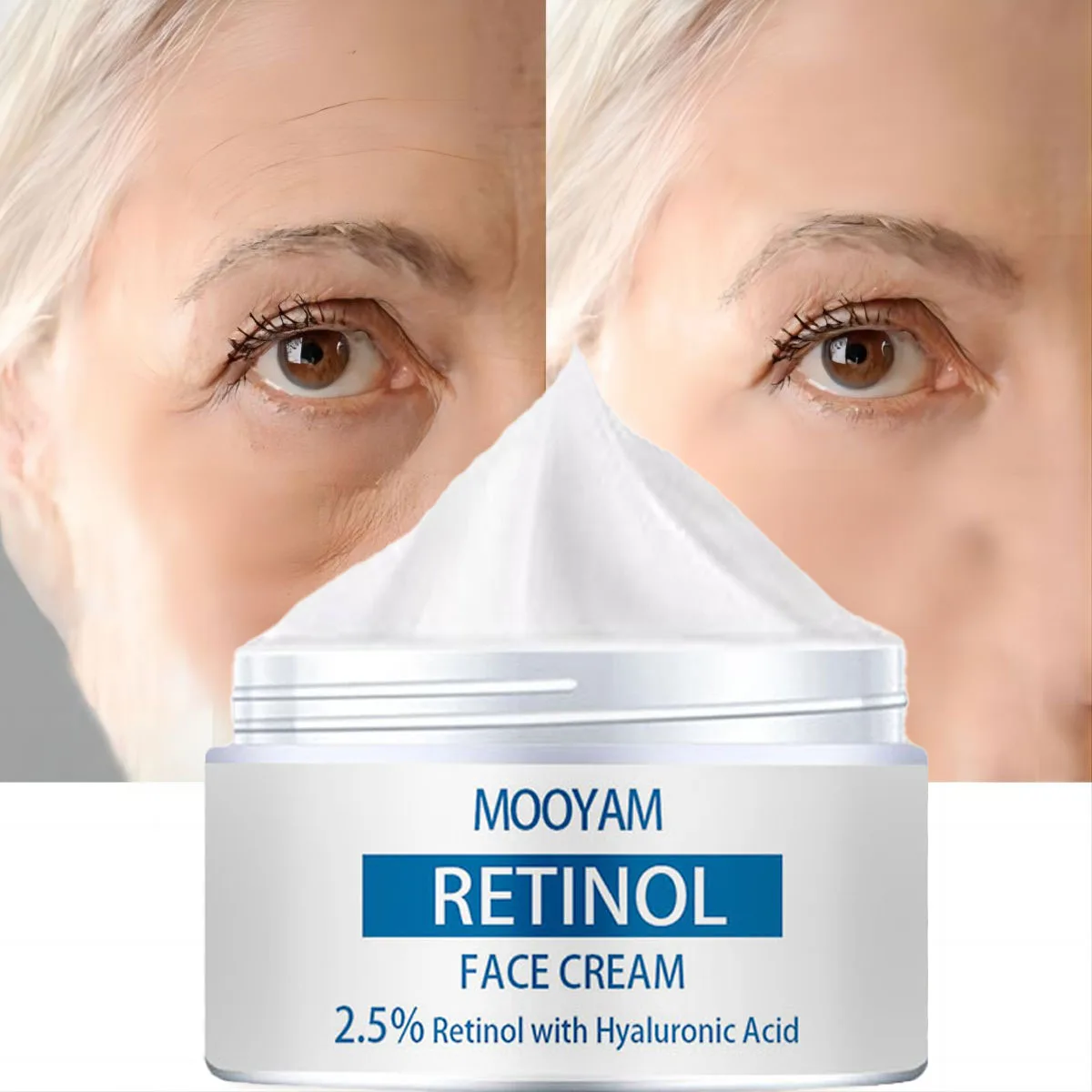 

Retinol Anti Wrinkle Eye Cream Remove Eye Bags Puffiness Dark Circles Whitening Moisturizing Eyes Skin Care Cosmetics