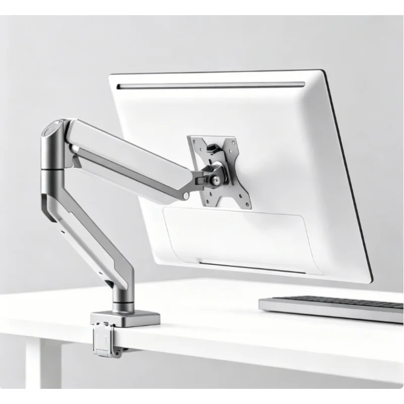 

Универсальный регулируемый настольный кронштейн для одного монитора, выдерживающий нагрузку до 19,8 фунтов (8,9 кг) и экраны до 32 дюймов, для компьютерных рабочих станций.