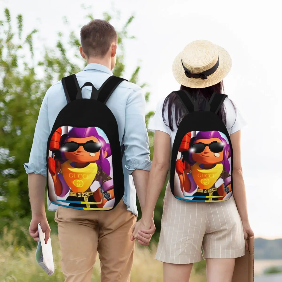 Hileli-mochila de videojuegos Super Cell para niño y niña, bolsas de libros escolares para estudiantes, mochila de día para preescolar, bolsa primaria con bolsillo