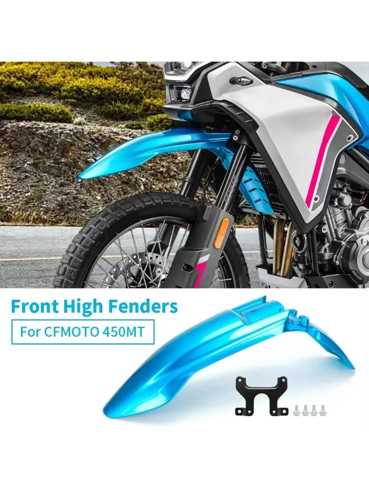 Motorfiets Voorspatbord Onderdelen Voor CFMOTO 450MT 450MT CF450MT voor CF MOTO MT450 Front Hoge Spatbord Guard Kuip Accessoires - afbeelding 2