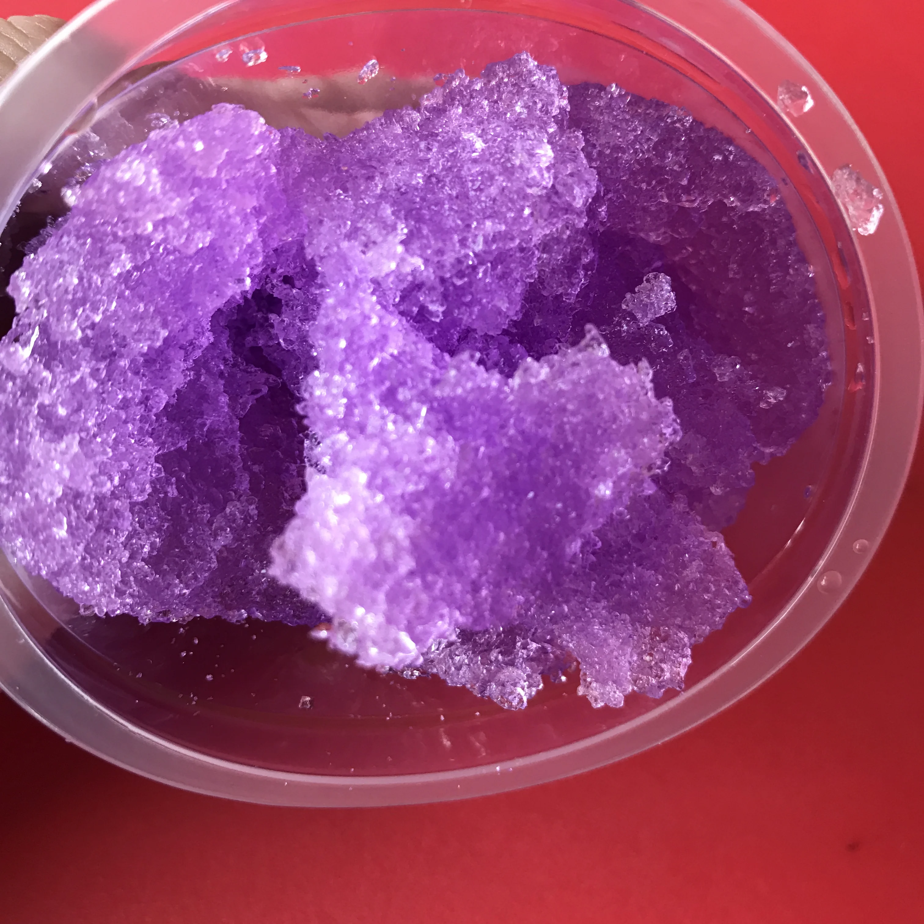 2 Step Jelly Pedicure Foot SPA 100g*5pcs Crystal Jelly Feet Relaxation Lavender