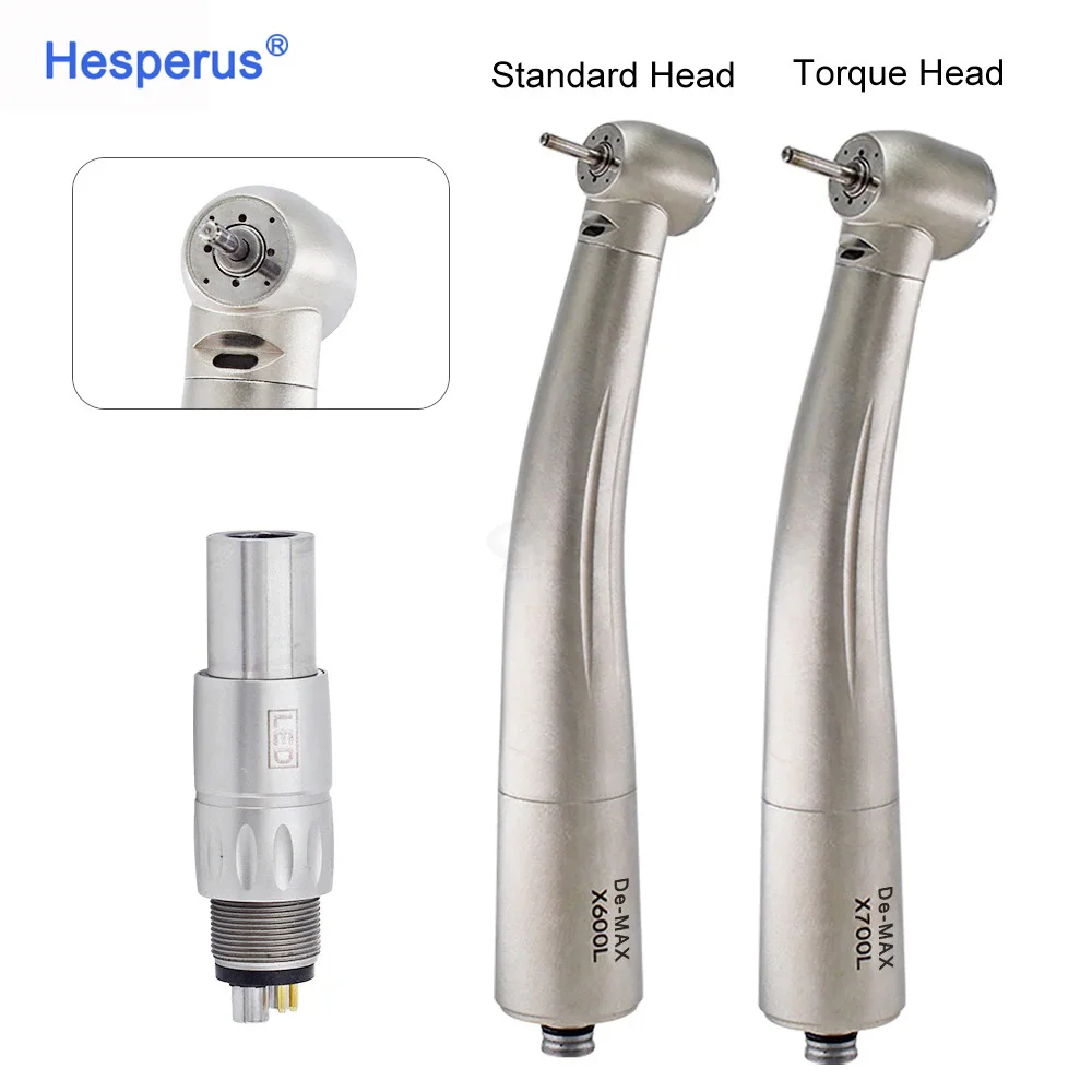 Factory Sale X600L X700L Optic LED High Speed Turbina Handpiece For N type coupler Den  tal Handpiece