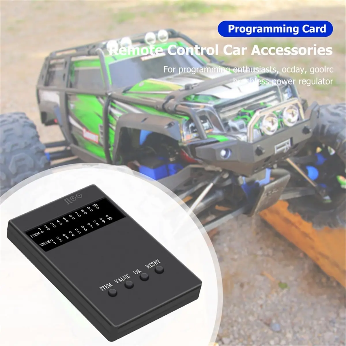 A86G NEW Program Card for //GOOL Brushless ESC 1/10 Off-Road RC Crawler Car