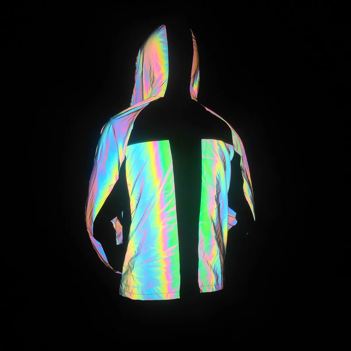 Techwear мужские тренировочные куртки в стиле пэчворк, сетчатые дышащие красочные светоотражающие пальто в стиле хип-хоп, Harajuku, отражающая легкая одежда Techwear мужские тренировочные куртки в стиле пэчворк, сетчатые дышащие красочные светоотражающие пальто в стиле хип-хоп, Harajuku, отражающая легкая одежда