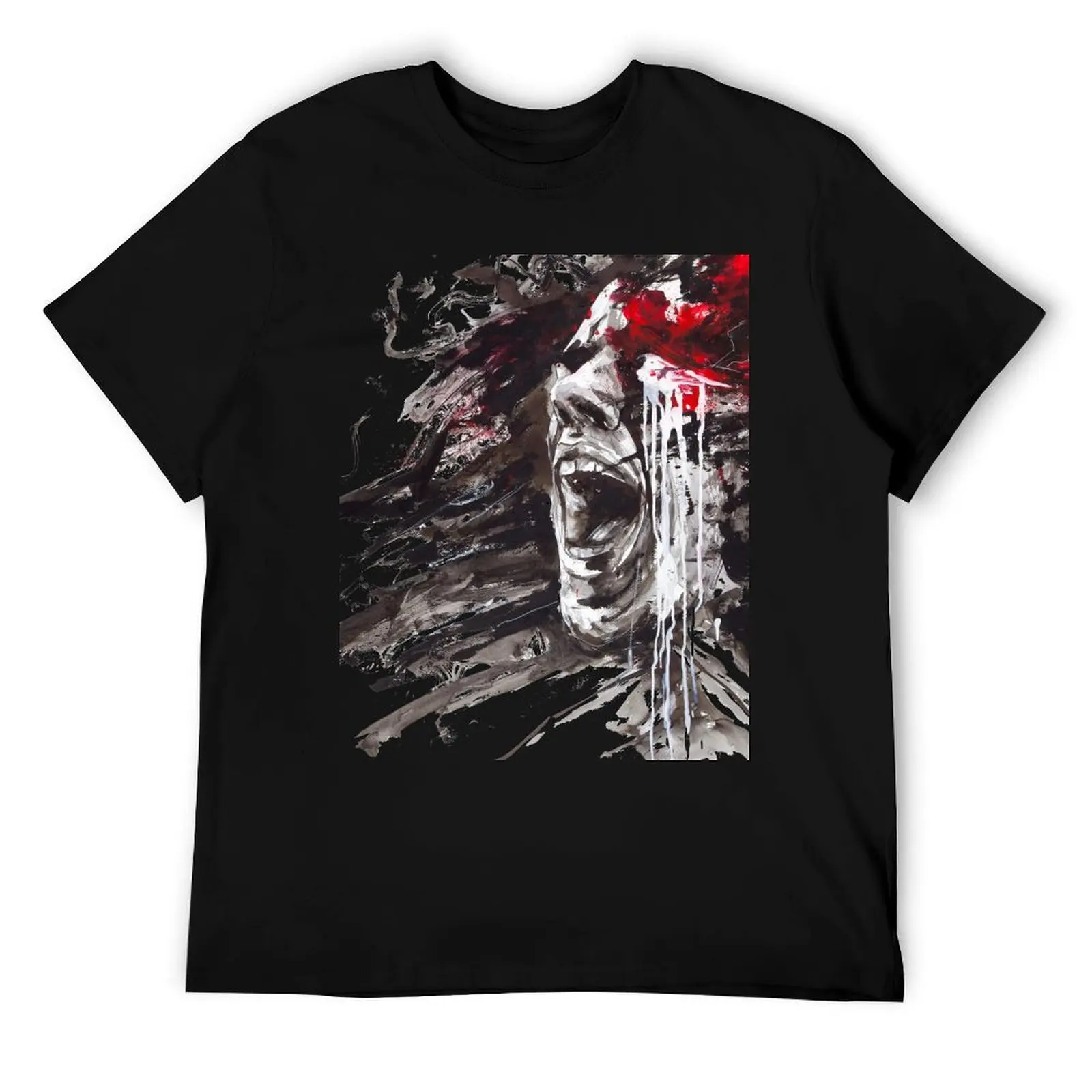 

The Pain of Cluster Headache by Agnes-Cecile T-Shirt man t shirt luxury t shirts for man cotton soft T-Shirt