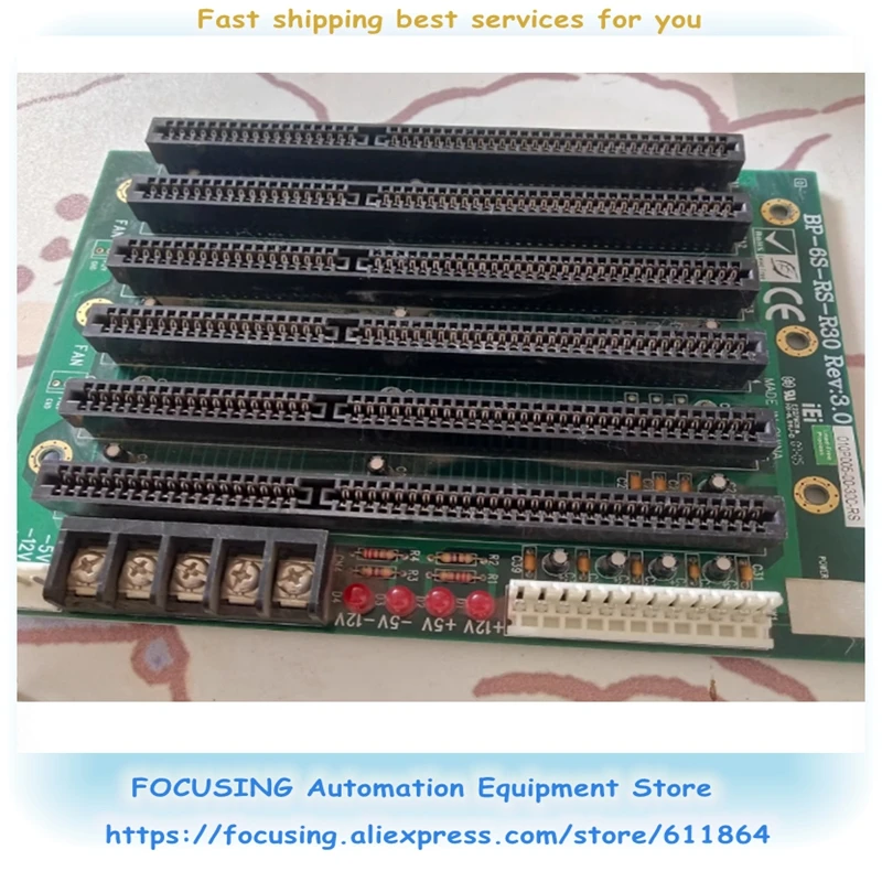

BP-6S BP-6S-RS-R40 R30 ICA-6106 IPC-6106 6 ISA Slots Backplane Industrial Tested