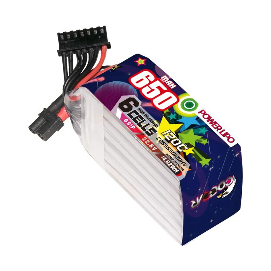 CD2S-6S650120HV 650MAH 2S 3S 6S 120C akumulator litowy wysokiego napięcia