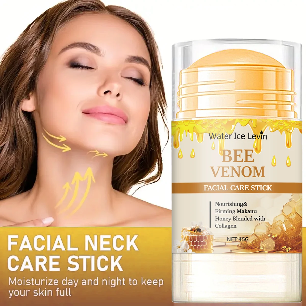 On-The-Go Nourishing Skincare Stick with Bee Venom & Honey | For Dry Winter Skin | Portable Moisture & Radiance Boost