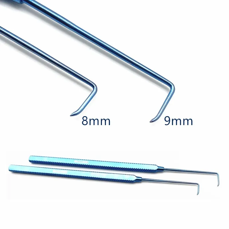 Ophthalmic hook  Helveston Finder Hook ophthalmic surgery hook Finder Hook Titanium eye instrument