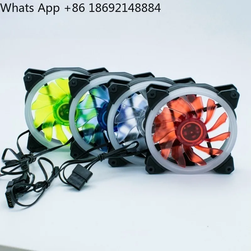 Single aperture chassis fan FAN-RS21 liquid bearing silent shock absorption