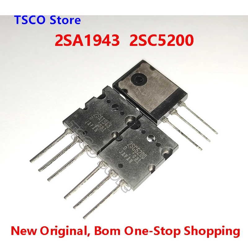 5-10-ペア-ロット-2sc5200-2sa1943-100-新しいオリジナル-to-264-オーディオトランジスタ