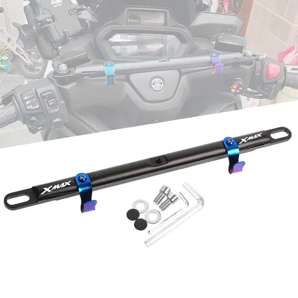 

Motorcycle Cross Bar Balance Handlebar Bar Drink Beverage Cup Phone Holder For Yamaha X-MAX 250 300 XMAX300 NMAX155 125 Crossbar