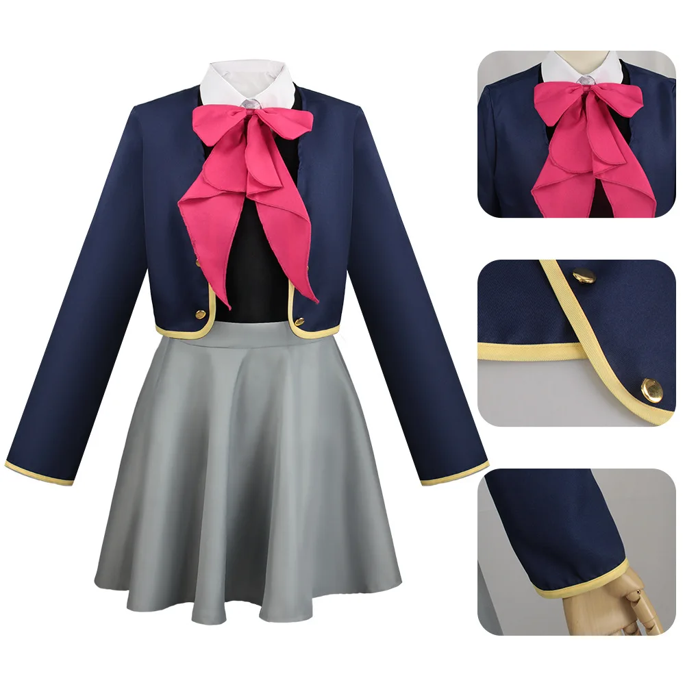 Eu cosplayei a personagem infantil de anime Ruby Hoshino e o traje de Akua Hoshino.