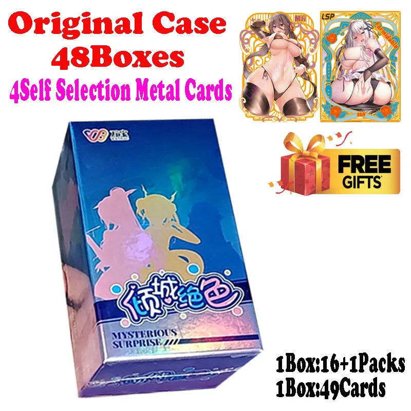 

Case Wholesale Newest Mysterious Surprise Collection Card Waifu Booster Box ACG CCG TCG High Quality Hit Chrismas Hobbies Gift