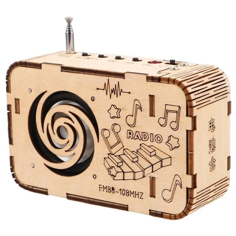 A92P Science School Educational 88-108Mhz DIY FM Radio Model STEM Kit Experiment Tool Fun Physics Project School Supply