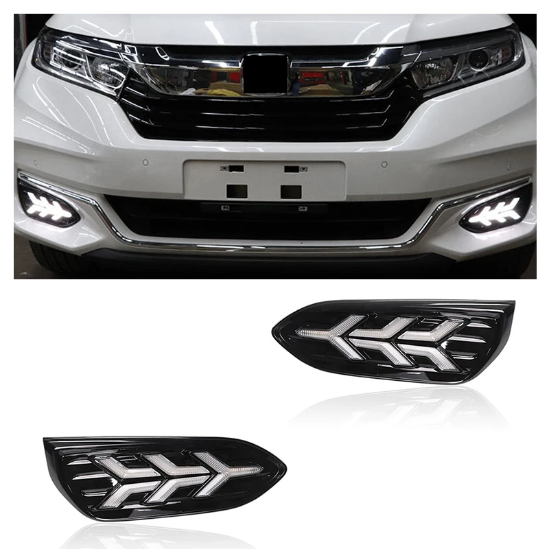 

Gobison LED Daytime Running Light With Turn Signal Fog Lamp Driving Light for Honda Avancier Fog Lamp