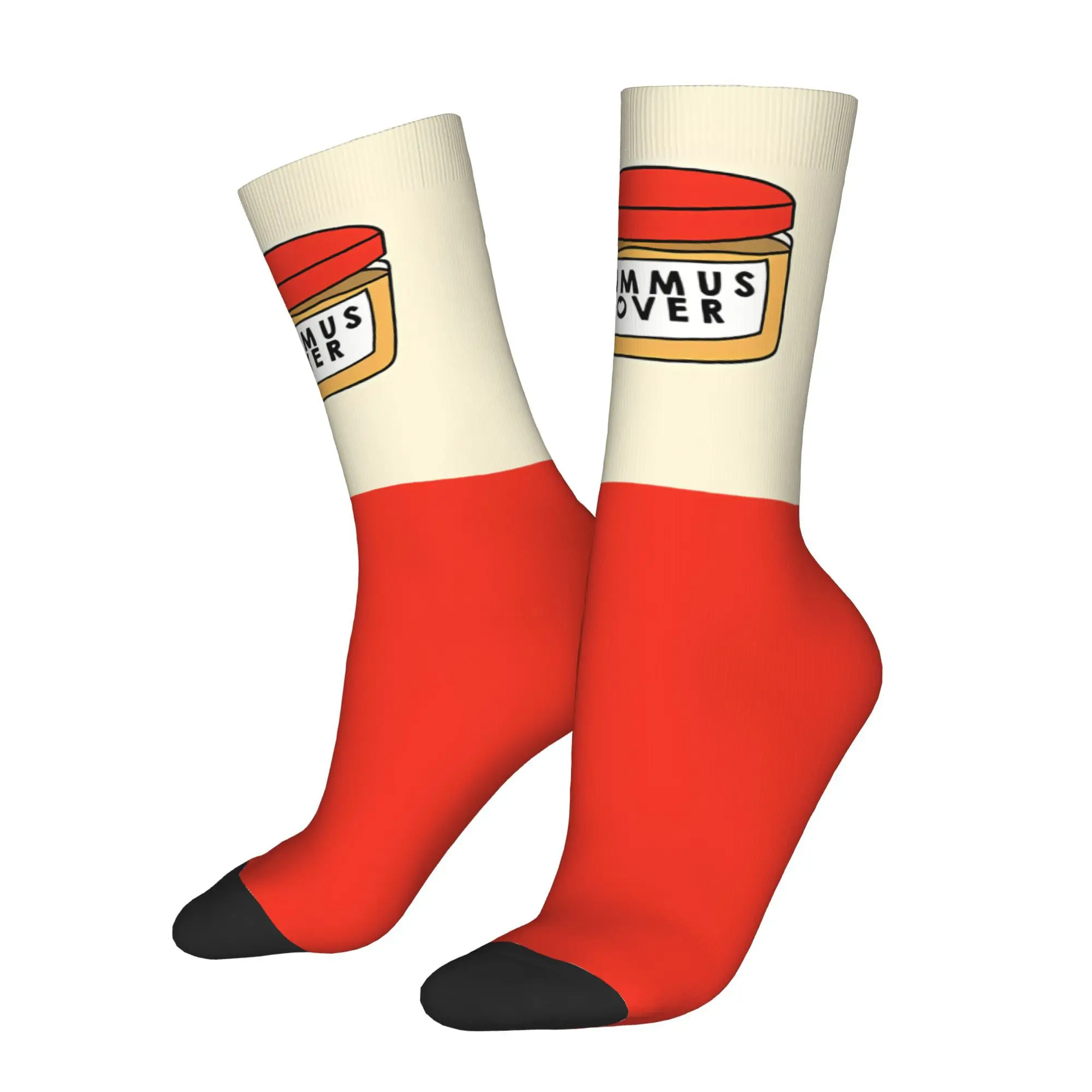 

Носки Hummus Lover с принтом, мужские модные полиэстеровые носки